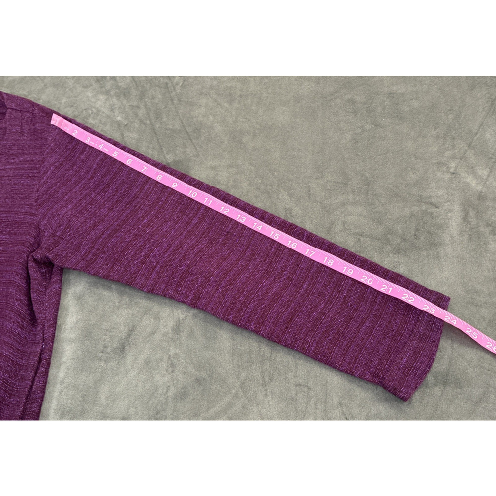 FLAX Small Linen Purple Blazer Style Light Weight Jacket Pockets Bnfts Charity - Picture 3 of 9